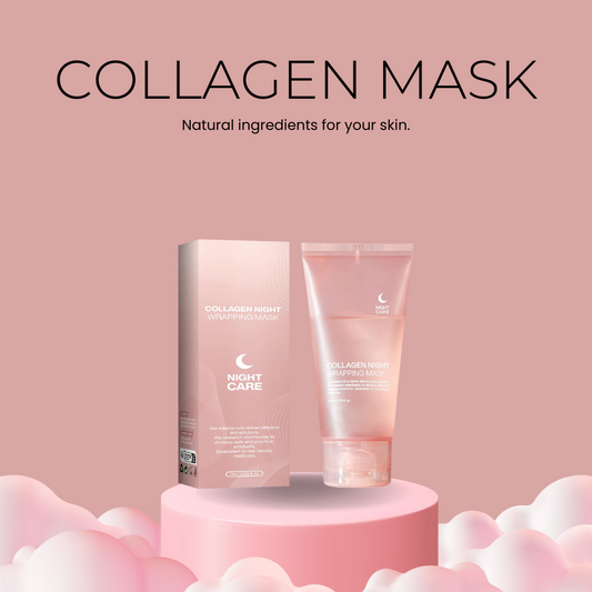 Collagen overnight face mask 🌙💧🌸